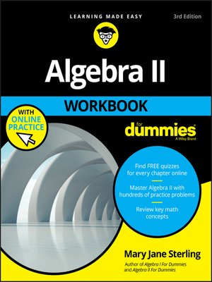 Algebra II Workbook for Dummies - ebook